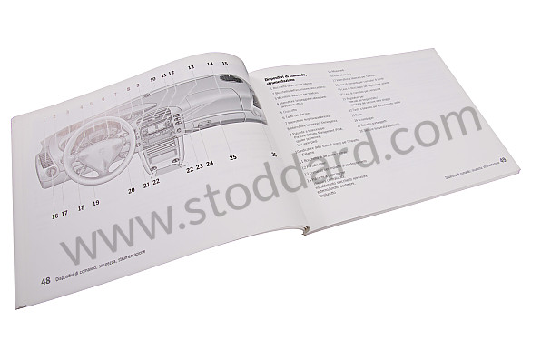 WKD99624003 - USER AND TECHNICAL MANUAL FOR YOUR VEHICLE IN ITALIAN 911 TURBO 2003 for Porsche 