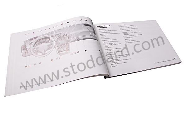 WKD99624005 - USER AND TECHNICAL MANUAL FOR YOUR VEHICLE IN ITALIAN 911 TURBO 2005 for Porsche 
