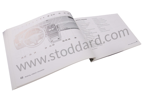 WKD99629102 - USER AND TECHNICAL MANUAL FOR YOUR VEHICLE IN DUTCH 911 TURBO 2002 for Porsche 