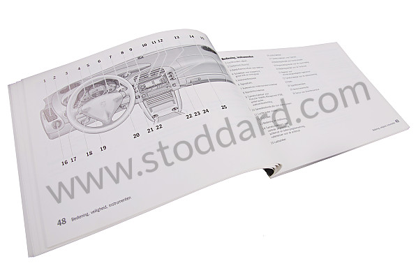 WKD99629103 - USER AND TECHNICAL MANUAL FOR YOUR VEHICLE IN DUTCH 911 TURBO 2003 for Porsche 