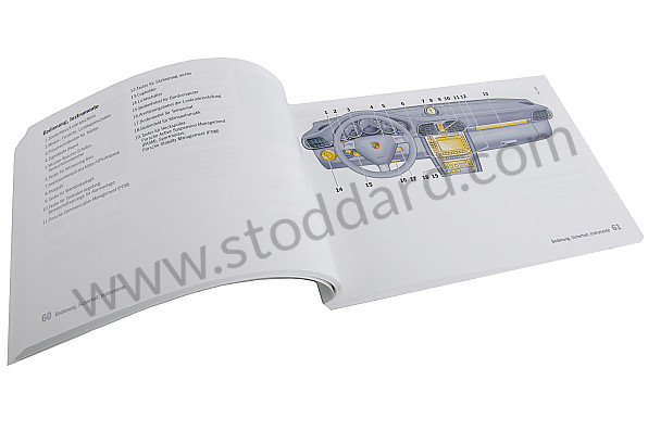 WKD99701005 - USER AND TECHNICAL MANUAL FOR YOUR VEHICLE IN GERMAN 911 CARRERA / S 2005 for Porsche 